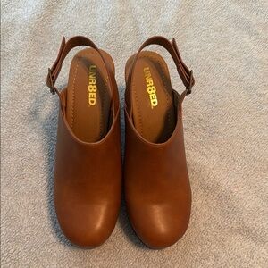 Women's Brown Slingback Shoes